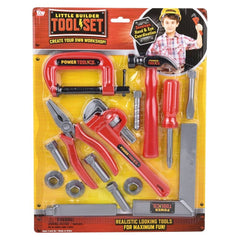 15PC DELUXE HANDYMAN TOOL SET LLB kids toys