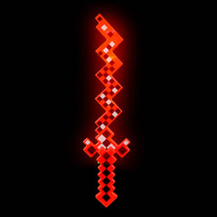 24" Light-Up Pixel Zigzag Sword With Sound - LLB Toys