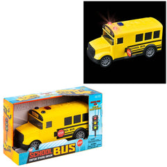8" Friction Bus With Lights And Sound - LLB Toys