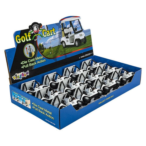 5" DIE-CAST PULL BACK GOLF CART LLB Car Toys
