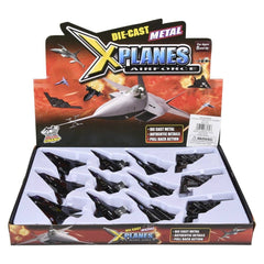 5" DIECAST PULLBACK STEALTH BOMBER LLB kids toys