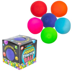 4" SQUISH STRETCH GUMMI BALL - LLB Squishy Toys