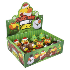 Christmas Rubber Duckies 3.5" 12ct LLB Bath Toys