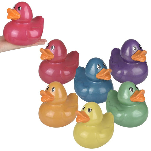Big Metallic Rubber Duckies 6