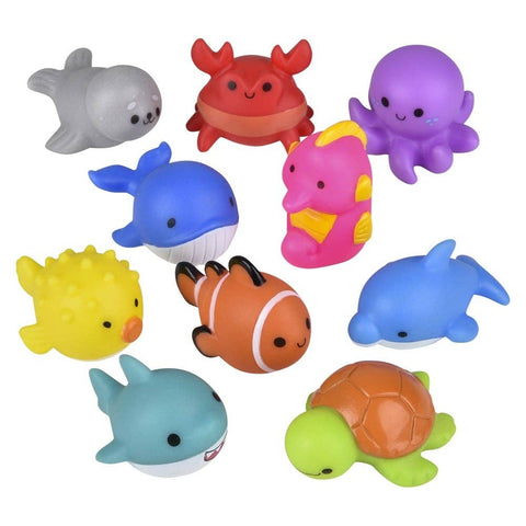 2" Rubber Sea Life Assortment LLB Squishy Toys