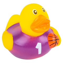 2" BASKETBALL RUBBER DUCKIES LLB Bath Toys