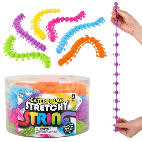 9.5" CATERPILLAR STRETCHY STRING LLB kids toys