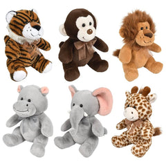 9" Jungle Assortment 48ct Plush - LLB Toys
