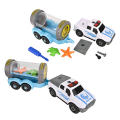 Turtle And Star Fish Marine Rescue Transport Set - LLB Toys