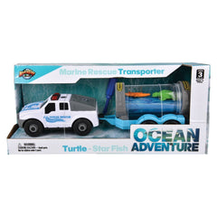 Turtle And Star Fish Marine Rescue Transport Set - LLB Toys