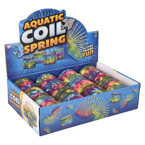 3" (80mm) AQUATIC ANIMAL PRINT COIL SPRING LLB kids toys