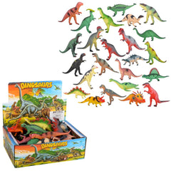 Dinosaurs (24 Asst.) 7" - 8" 24/39 - LLB Toys