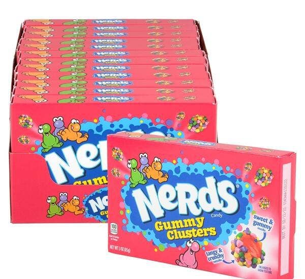 NERDS CLUSTER THEATER BOX CANDY LLB kids toys