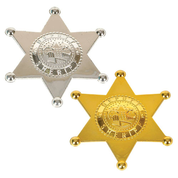 PLASTIC SHERIFF BADGE LLB kids toys