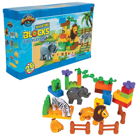 26 PC ZOO BLOCK SET LLB kids toys