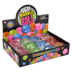 2.4" Marble Squeezy Sugar Ball 12ct - LLB Toys