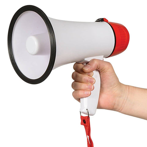 BATTERY OPERATED MEGAPHONE LLB kids toys