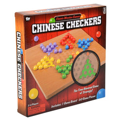 10" WOODEN CHINESE CHECKERS LLB Board Game