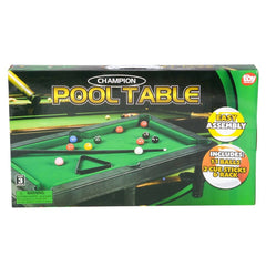 CHAMPION POOL TABLE 19"x 11" LLB kids toys