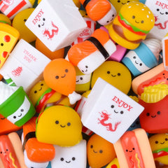 2" RUBBER FAST FOOD COLLECTIBLE 50/UNIT LLB kids toys