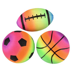 Rainbow Sports Ball Set 5-6" - LLB Toys