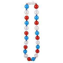 39" Light-Up Patriotic Ball Necklace - LLB Toys