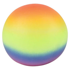4" SQUISH AND STRETCH RAINBOW GUMMI BALL - LLB Squishy Toys
