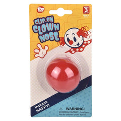Clip-On Clown Nose LLB Kids Toys