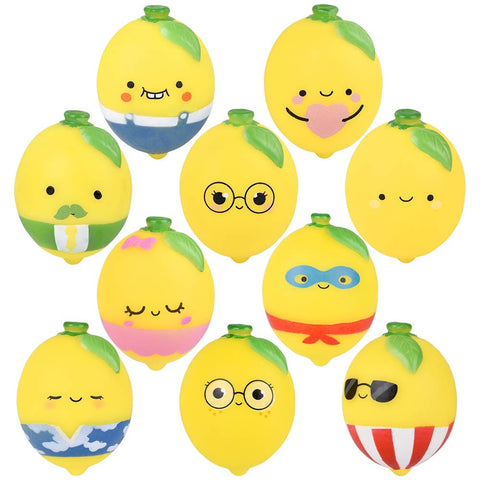 2" Rubber Lemon Squeeze Toy - LLB Toys