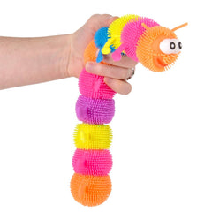 12" Light-Up Jumbo Caterpillar Puffer 12ct - LLB Toys