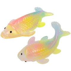 4.5" Sticky Rainbow Koi Fish 12ct - LLB Toys