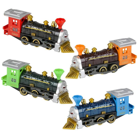 7" DIE-CAST PULL BACK LOCOMOTIVE LLB Car Toys