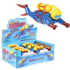 7.5" WIND UP DIVER LLB kids toys