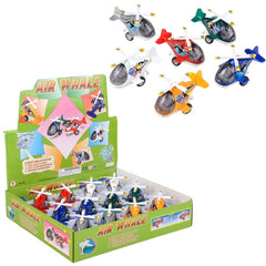 4" DIE-CAST PULL BACK AIR WHALE HELICOPTER LLB Car Toys