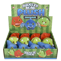 3" Dinosaur Squeezy Bead plush LLB Plush Toys