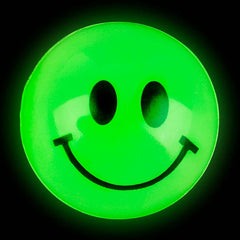27mm 1" GLOW IN DARK SMILE FACE BALL LLB Light-up Toys