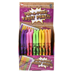 5" POP-A-POINT FRUIT PENCIL LLB Stationary