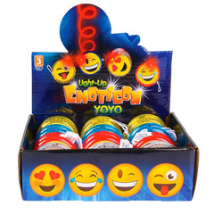 2" FLASHING EMOTICON YOYO LLB kids toys