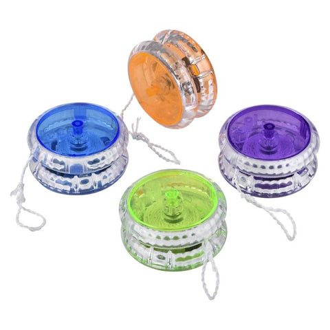 2.25" COLOR TINTED CRYSTAL YO-YO LLB kids toys