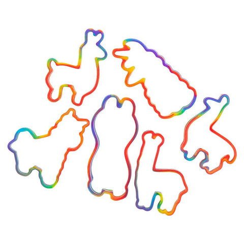 LLAMA RAINBOW SILICONE STRETCH BANDS LLB kids toys