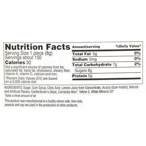 LEMONHEAD ORIGINAL TUB 40.5 oz LLB Candy