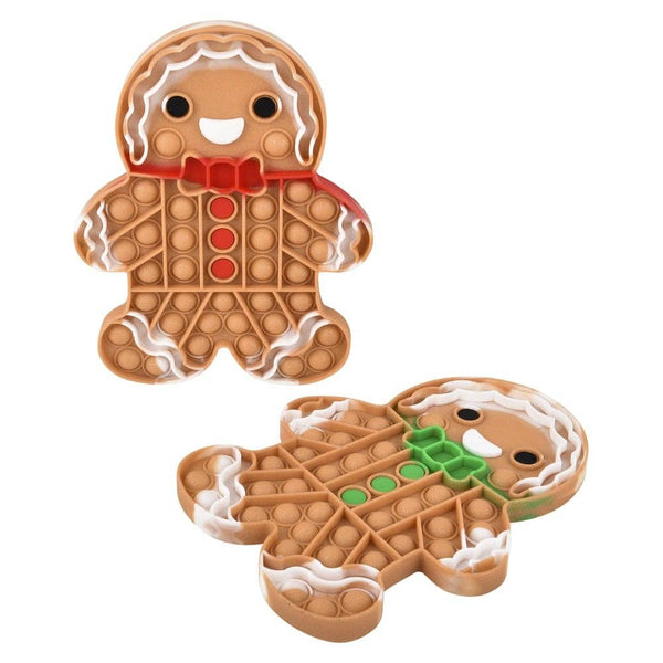GINGERBREAD  GLITTER BUBBLE POPPER 9