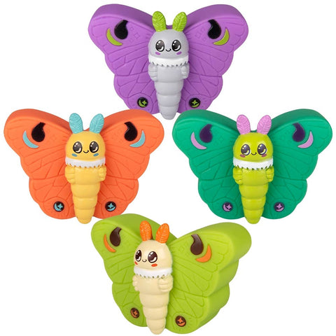 3" Rubber Luna Moths - LLB Toys