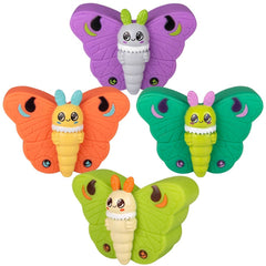 3" Rubber Luna Moths - LLB Toys