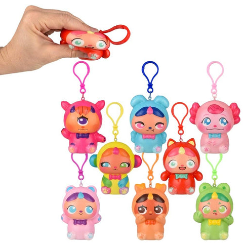 3" Squish Doll Collection Clip Ons - LLB Toys