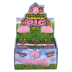 4" Stretchy, Squish Pig - LLB Squishy Toys