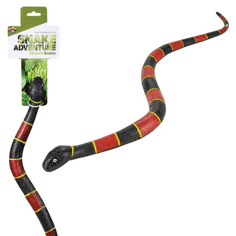 26" POLY FILLED EASTERN CORAL SNAKE LLB kids toys