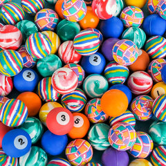 100PCS 35MM 1.35" BALL MIX (100PCS/BAG) LLB kids toys