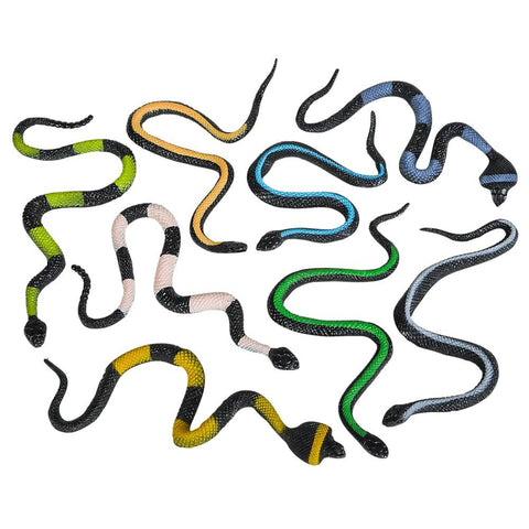 8" Stretchy Vinyl Snake Toys - LLB Toys