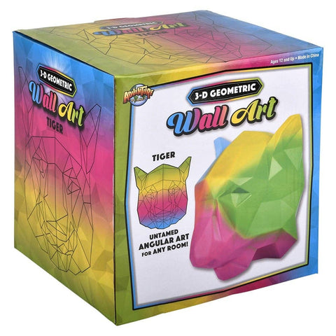 Tiger Geometric Wall Art 7.75" LLB kids toys